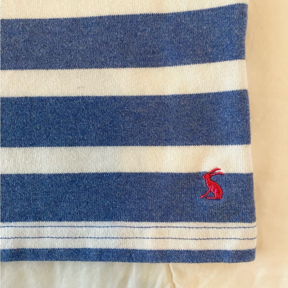 Joules Dress Size 2 Sleeveless Blue & White Stripe - Picture 3 of 6